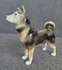 Rare porcelain figurine husky dog Germany