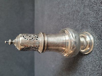 Antique  sterling silver salt shaker