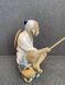 Large Figurine Shiwan Chinese Mudman Fisherman
